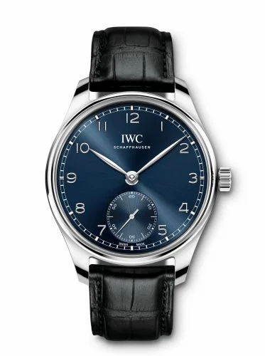 IWC Portugieser Automatic 40 Stainless Steel / Blue / Alligator IW3583-05 (IW358305)